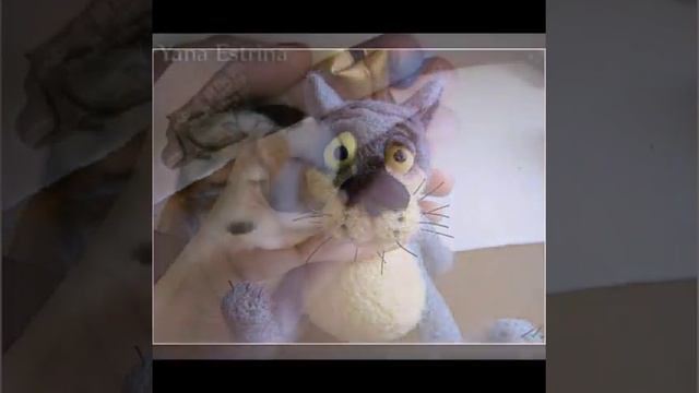 Валяние шерсти   Пес и волк  Felting with shersti Personazhi movie  The Dog and the Wolf