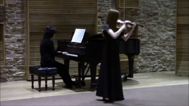 Shaunessy playing Max Bruch, Concerto in G Minor, Op. 26, Allegro energico
