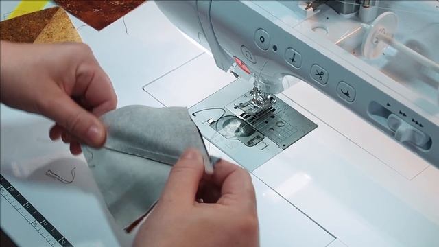Sewing Half Square - Card Trick. Easy And Fast Sewing. #lizadecor