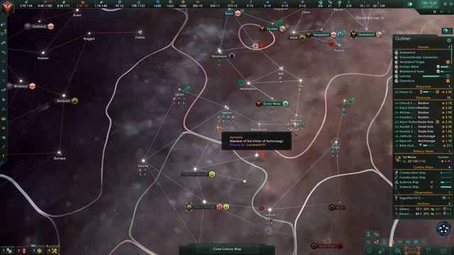 Let's Play Stellaris Ancient Relics Ep19 Space Vampyr Multiplayer!