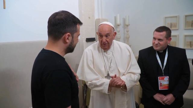 зеленский в Италии встретился с Папой Римским Франциском