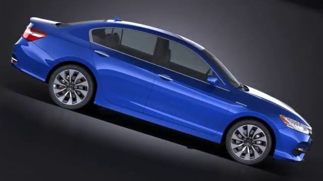 3D Model Honda Accord Hybrid 2017 at 3DExport.com