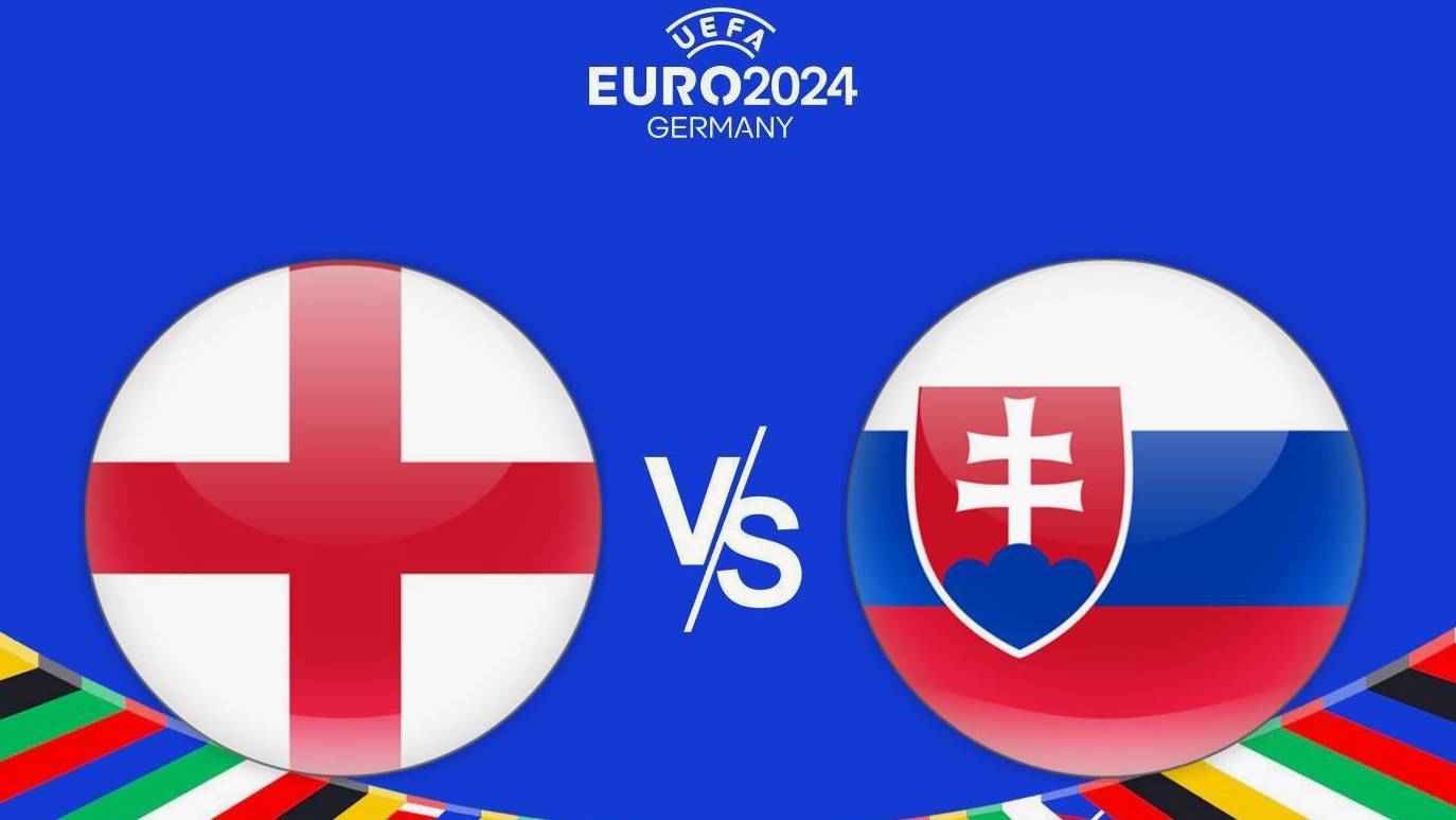 Прямая трансляция. 1/8 финала. Англия vs Словакия.. Футбол. Чемпионат Европы-2024.