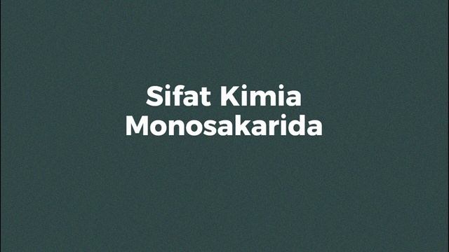 SERIAL TUTOR BIOKIMIA UMUM: BAB 3 KARBOHIDRAT