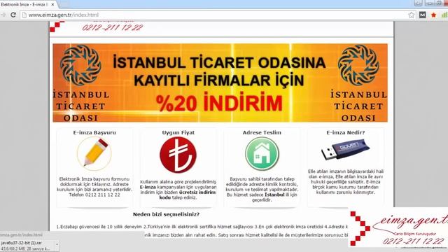 Uyap'da e-imza kullanımında java problemi