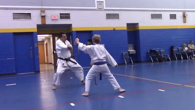 Gankaku Kata training - Kids class