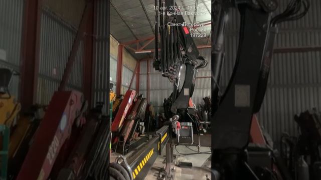 Hiab 211 E-5 кран манипулятор , проверка технического состояния тел.+7981 710 56 40