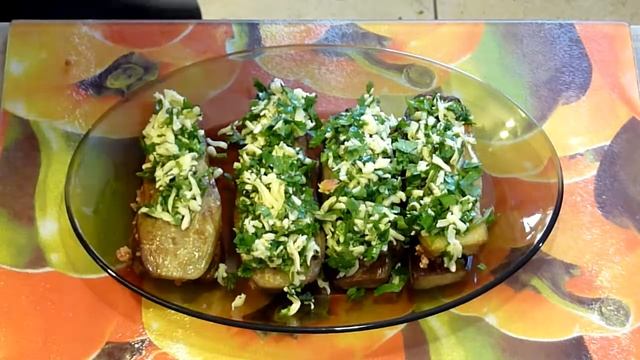 Баклажаны с мясом.