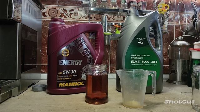 Лукоил Премиум 5w40 A3B4 -- Mannol ENERGY 5w30 A3B4 тест заморозка -33