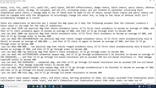 A Vision of WoW: Classic+ | Section #3.0.6: Itemization Methodology