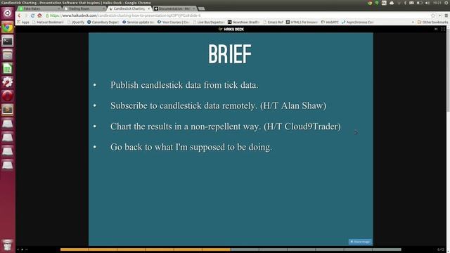 Richard Silverton: Candlestick Charting -- August Devshop London
