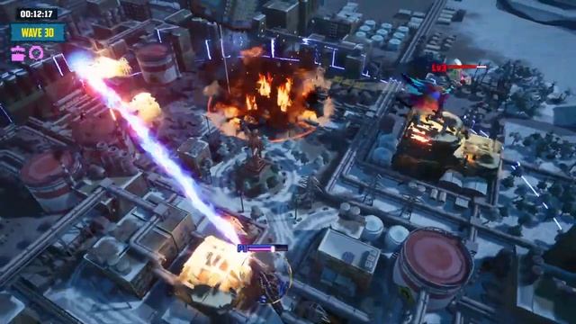 GigaBash PS4 : Godzilla Solo Onslaught Gameplay
