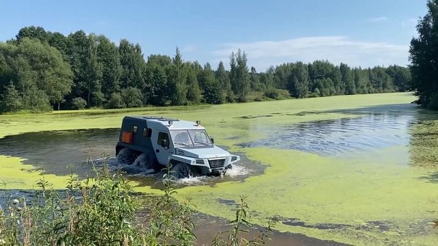 Преодоление водной преграды ТРЭКОЛ ХАСКИ