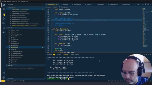 Back to implementing and porting the Godot C++ marching cubes mesher to Python part 3 | Ephestos