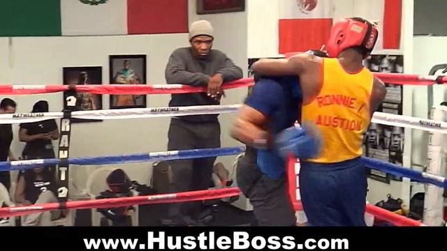 Shawn Porter (20-0-1, 14 KO's) continues sparring, w/ Ronnie Austion at the Mayweather Boxing Club
