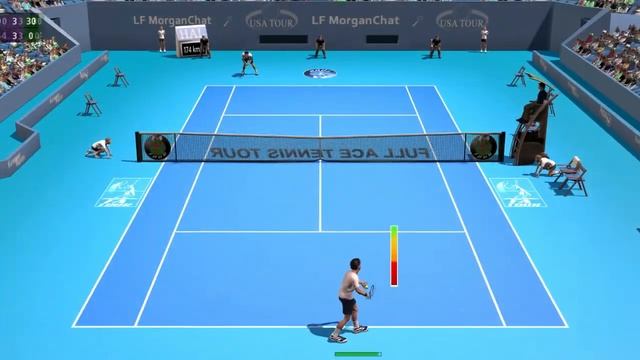 Full Ace Tennis Simulator 2017 - 4 Aces In A Row