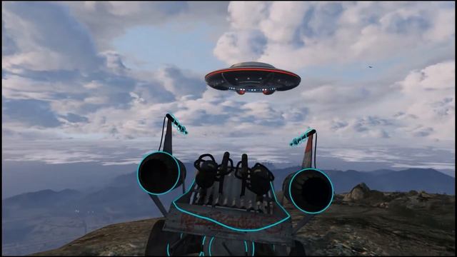 GTA 5 PC UFO and Space Docker Gameplay