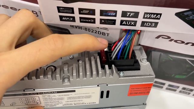 Мини обзор магнитолы Pioneer.Gb MVH-8022DBT