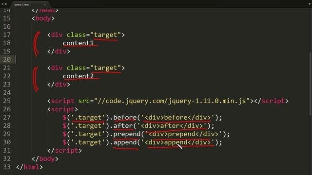 JavaScript - jQuery node 제어 API 13 : 추가