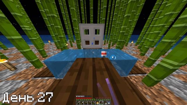 Я провел 100 дней на необитаемом острове в Minecraft, и вот что произошло