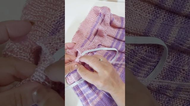 Кеттлевание пояса юбки "Маленькая леди"