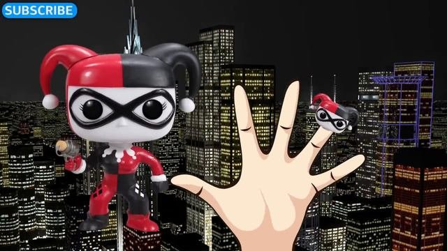DADDY FINGER SONG - father finger song - FINGER FAMILY Super Hero Villains Darkseid Black Cat Joker