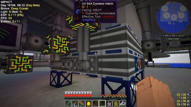 IMPACT GREGTECH 1.0.2.2 ФИНАЛ ! 1024 fusion reactors mk3 ! с29
