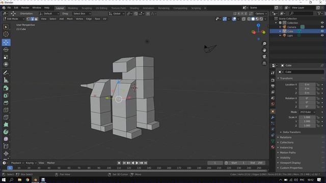 Моделируем сказочное животное в Blender