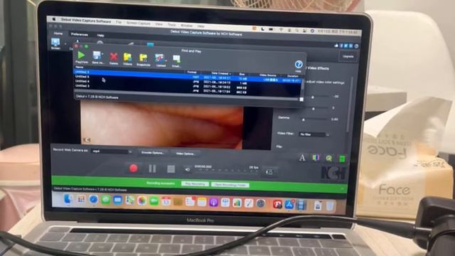 Seesheen USB endoscope with Macbook （NCH)