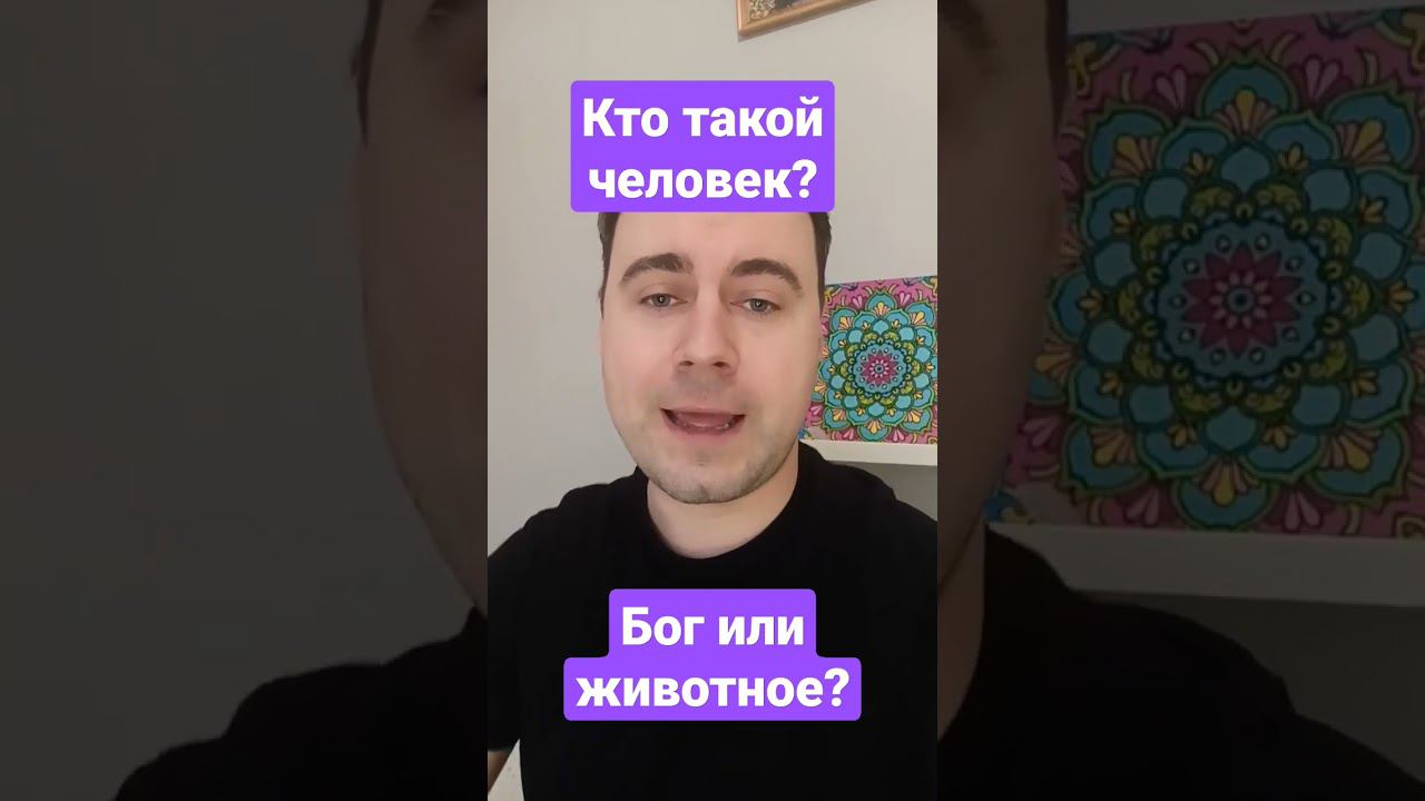 Кто такой человек, бог или животное?