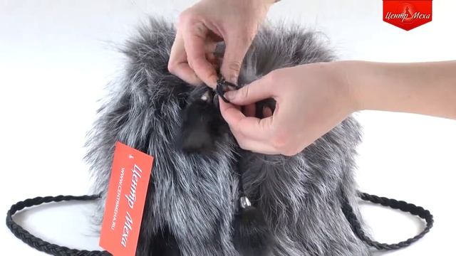 Женская меховая сумка из чернобурки - ЦЕНТР МЕХА