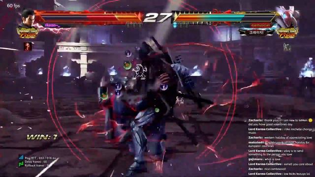 rikecon (kazuya) VS eyemusician (yoshimitsu) - Tekken 7 5.10