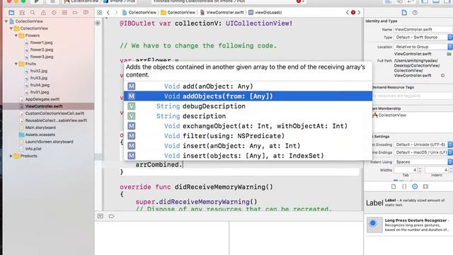 Sectioned CollectionView :  How to display items in group using UICollectionView with swift 3.0.