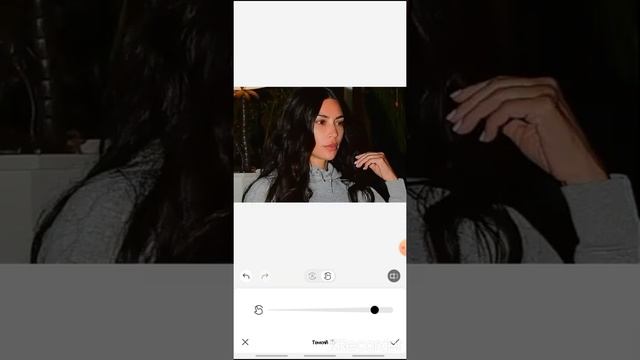 Showing how photoshopped Kim Kardashian