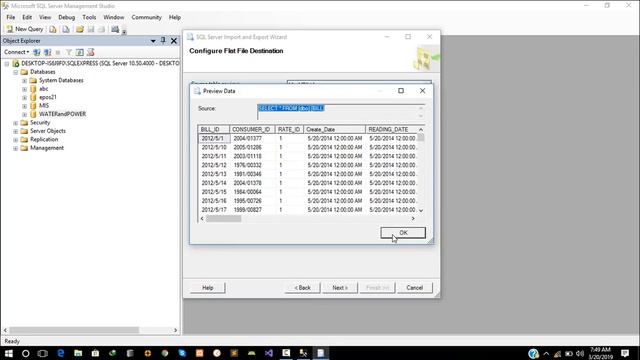 How to Export MS SQL Server data to CSV