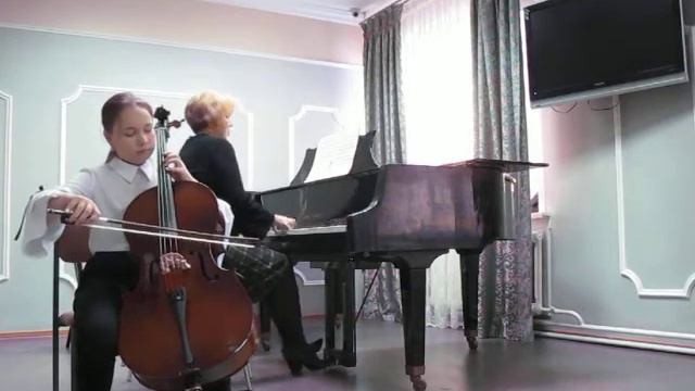 Клочихина Лиза, II группа, виолончель. А. Спендиаров "К розе"