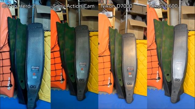 GoPro Hero2 vs Sony Action Cam vs Nikon D7000 vs D600 Unscientific Low Light Test