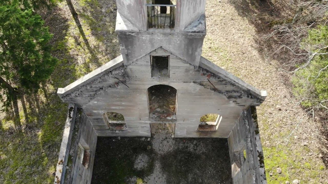 Smaižu baznica.Smaiži church ruins.