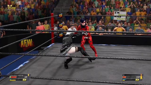 Miraculous Ladybug VS 2B | WWE 2K22 | ANIME | Miraculous Ladybug VS Nier Automata