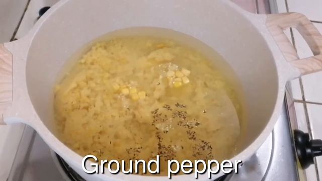 Creamy Corn Soup w/ Crab Sticks/Perfect Soup and Easy to Make