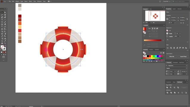 LIFEBUOY | ADOBE ILLUSTRATOR TUTORIAL FOR BEGINNERS