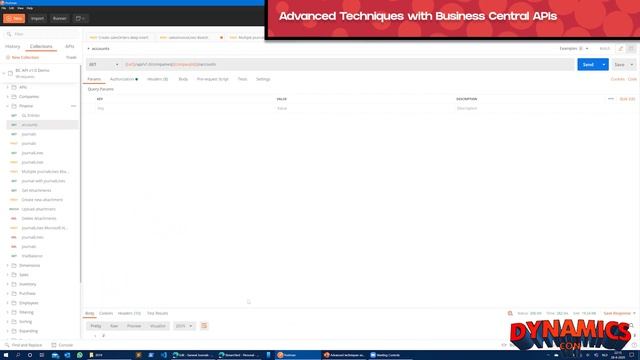 Arend-Jan Kauffmann - Advanced Techniques with Business Central APIs