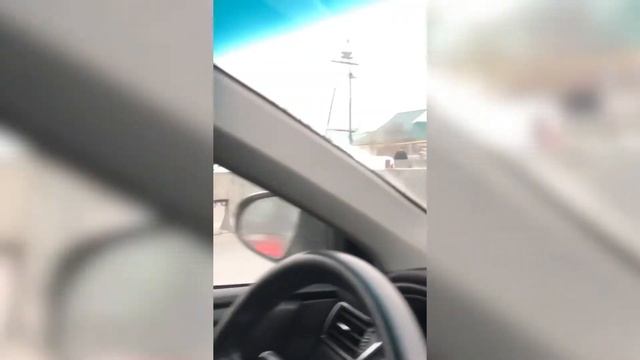 В Гавриловке автомобиль влетел на бетонный блок вдоль дороги