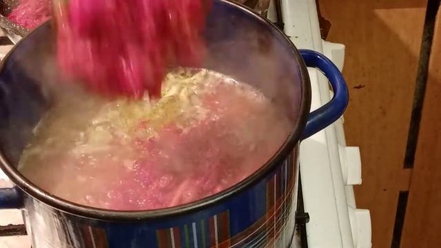 Борщ с фасолью