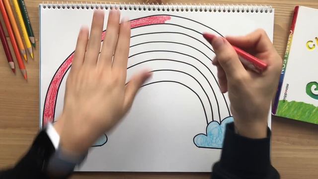 How to Draw a Colorful Rainbow for Kids | Draw Along with Bri Reads