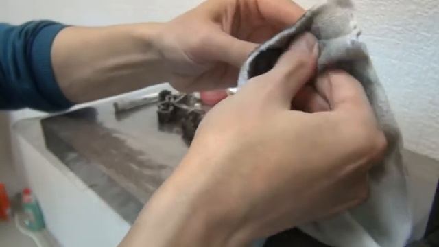 Чистка и полировка монеты