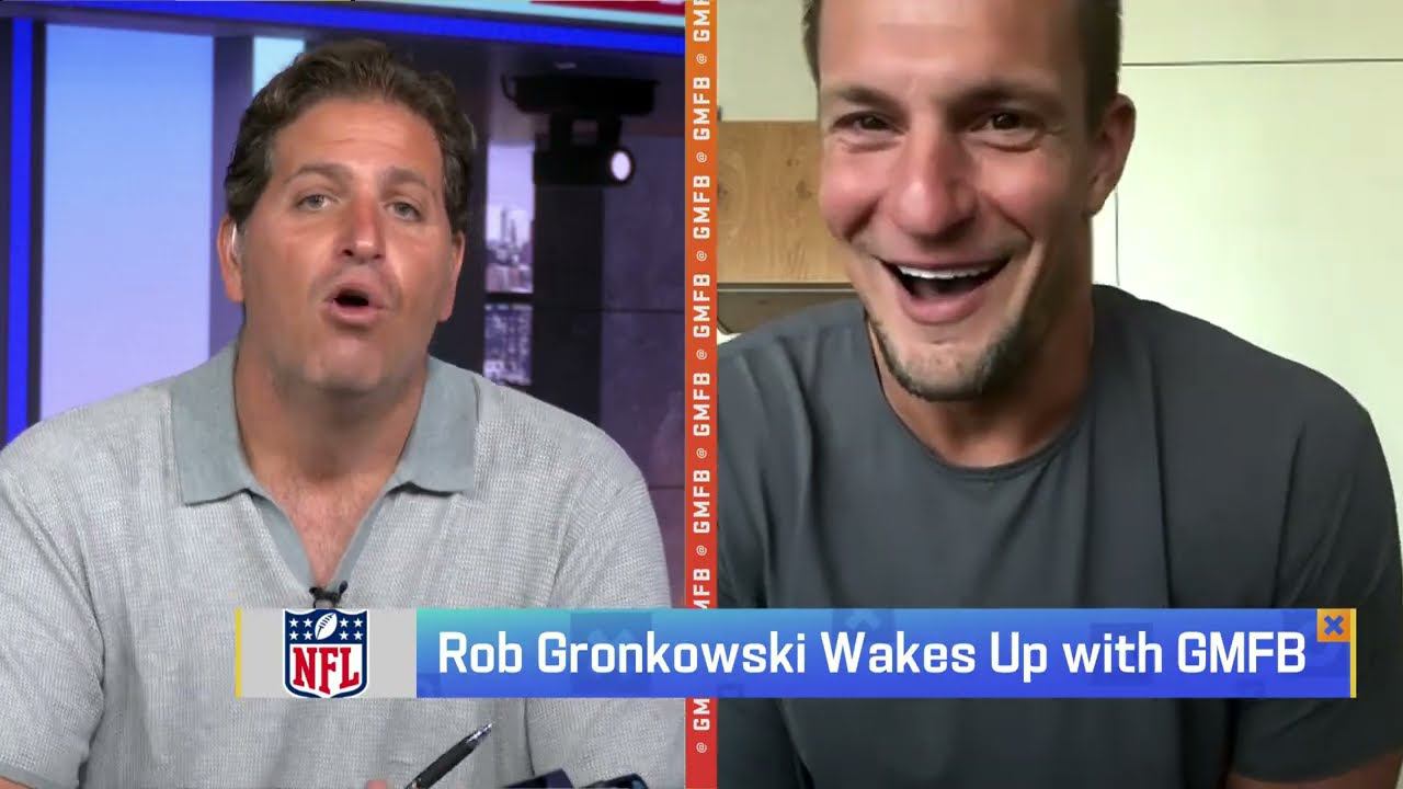 Rob Gronkowski on advice he's given Tom Brady for commentary | 'GMFB'