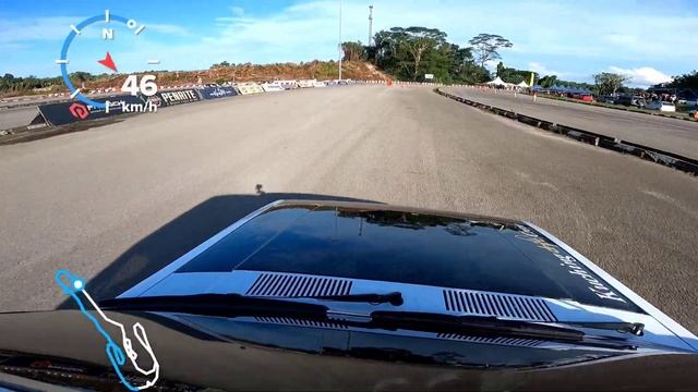 Toyota Corolla ke70 4age 16v on gymkhana session
