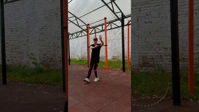 Связка с трюком мамба 360 скакалка скиппинг спорт