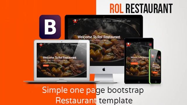 Rol Restaurant - One page Bootstrap Theme | Themeforest Website Templates and Themes